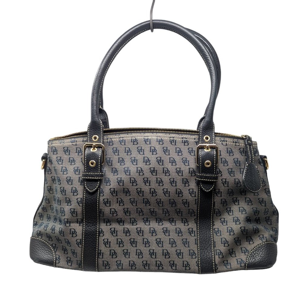 Dooney & Bourke Vintage Classic Signature Satchel Handbag with Accessories